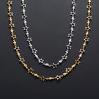 Collier avec Pendentif Etoile Astrologie pour Homme ou Femme argent