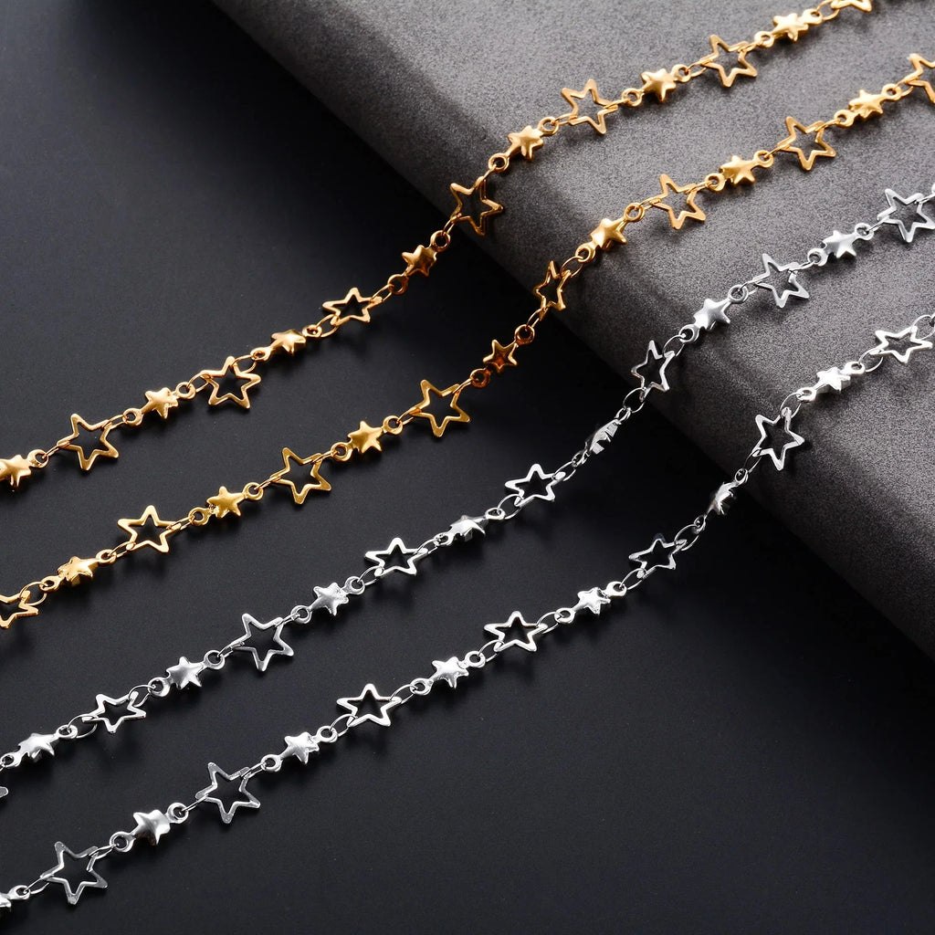 Collier avec Pendentif Etoile Astrologie pour Homme ou Femme argent