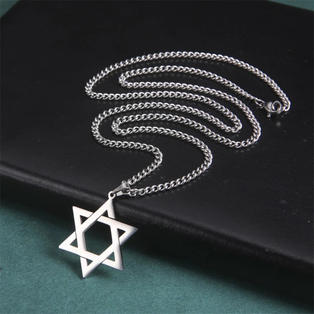 Collier avec Pendentif Etoile de David argent