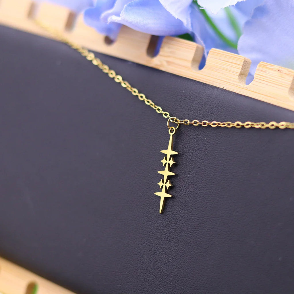 Collier avec Pendentif Etoile pour Homme or