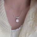 Collier avec Pendentif Fleur de Cerisier
