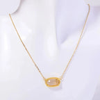 Collier avec Pendentif en Crystal Coloré Signe du Zodiaque