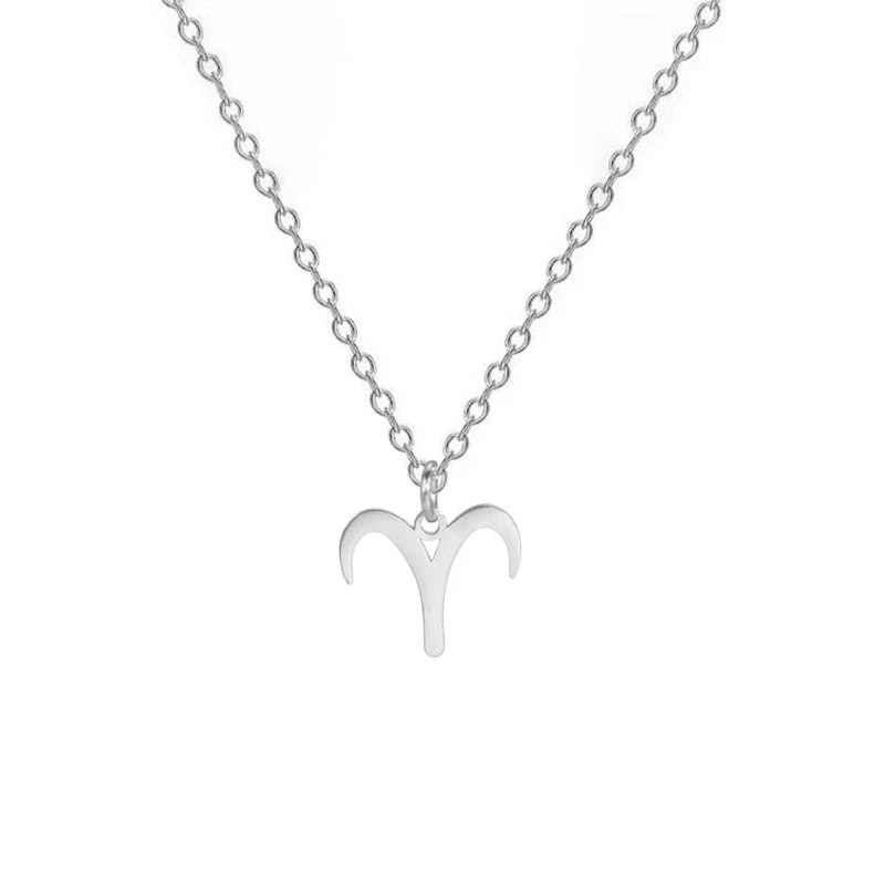 Collier avec Pendentif Dorés Signe du Zodiaque