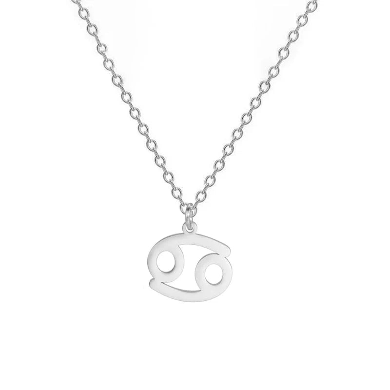 Collier avec Pendentif Dorés Signe du Zodiaque