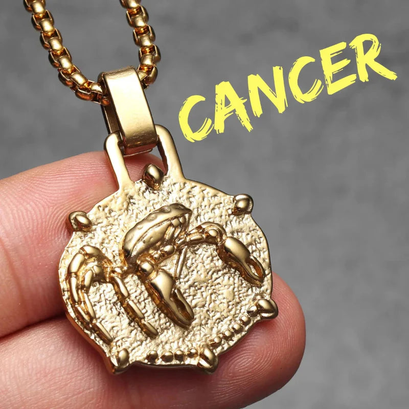 Collier avec Pendentif Signe du Zodiaque