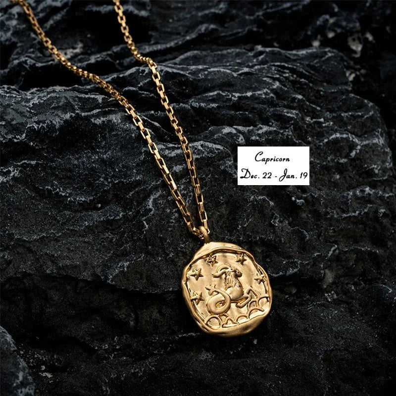 Collier avec Pendentif Signe du Zodiaque