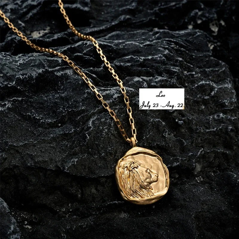 Collier avec Pendentif Signe du Zodiaque