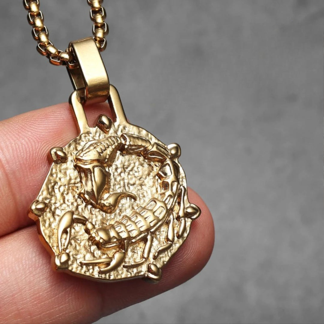 Collier avec Pendentif Signe du Zodiaque