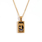 Collier avec Pendentif Tarot