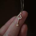 Collier Clé en Argent Pendentif Femme argent