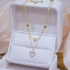 Collier Coeur Or