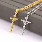 Collier et Pendentif Chrétien Croix de Jesus