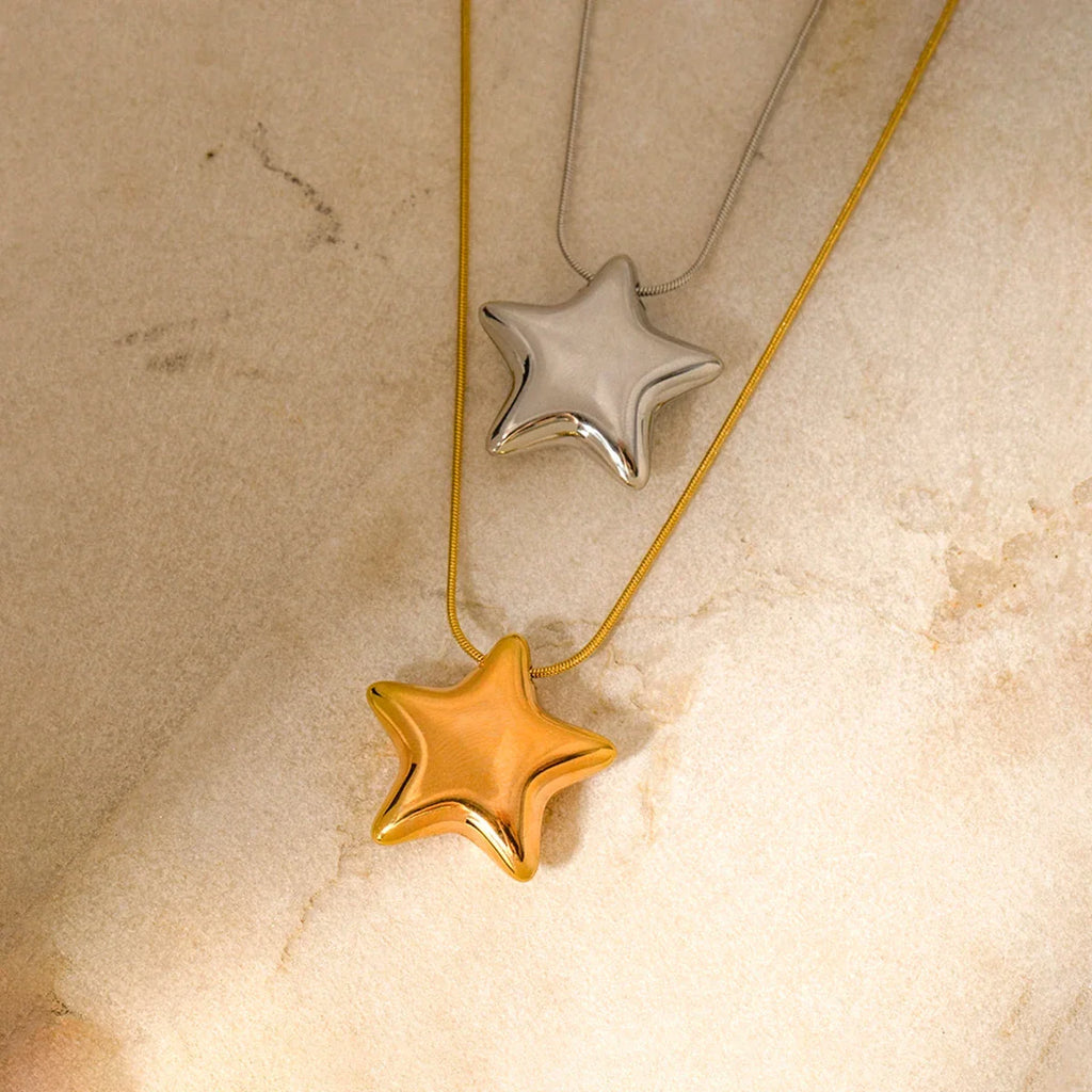 Collier Femme Pendentif Etoile or