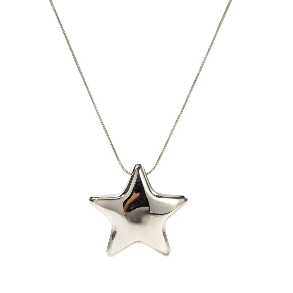Collier Femme Pendentif Etoile argent