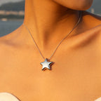 Collier Femme Pendentif Etoile argent