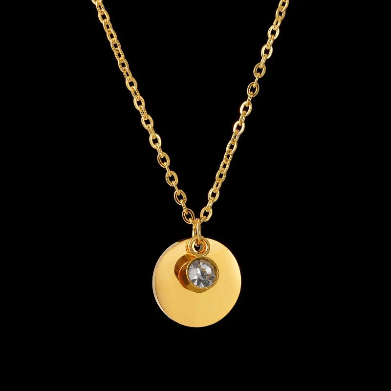 Collier Pendentif avec Pierre de Naissance