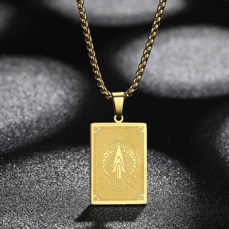 Collier Pendentif avec Signe du Zodiaque