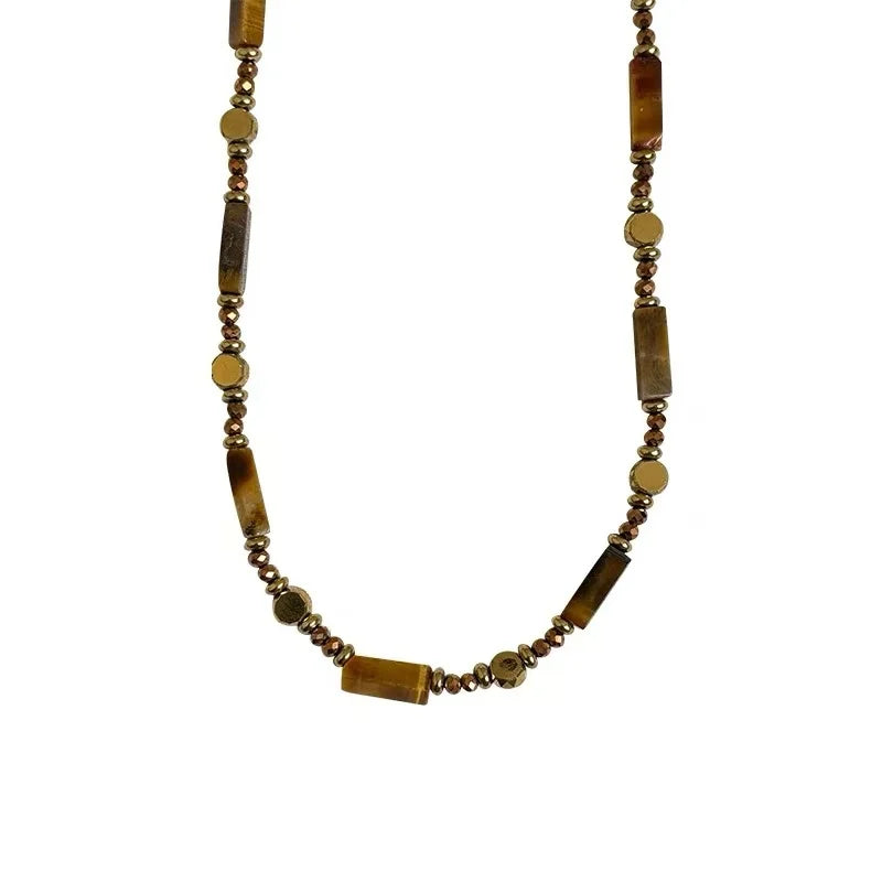 Collier Pendentif de Protection Oeil de Tigre A