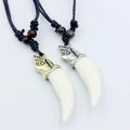 Collier Pendentif Dent de Requin or