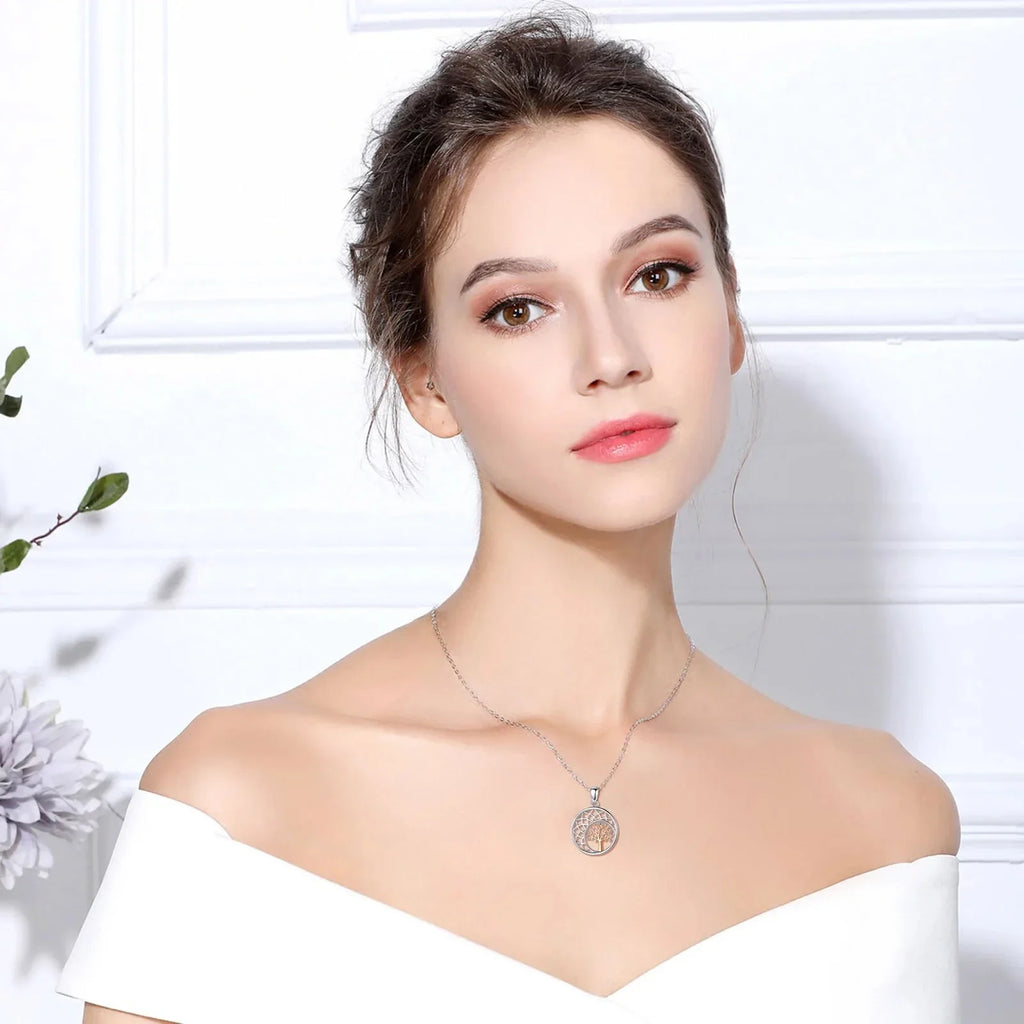 Collier Pendentif Elégant Arbre de Vie pour Femme