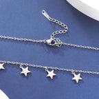 Collier Pendentif Etoile Astrologie argent