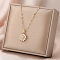 Collier Pendentif Fleur de Marguerite