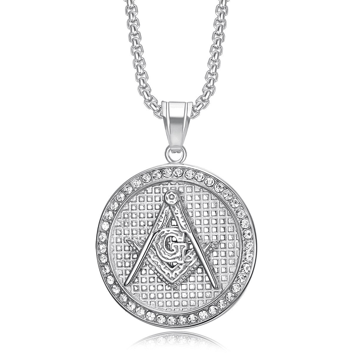 Collier Pendentif Franc Maçonnerie