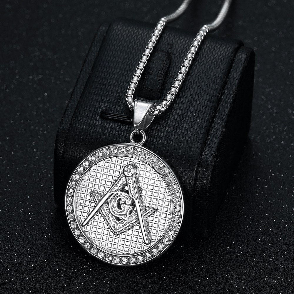 Collier Pendentif Franc Maçonnerie