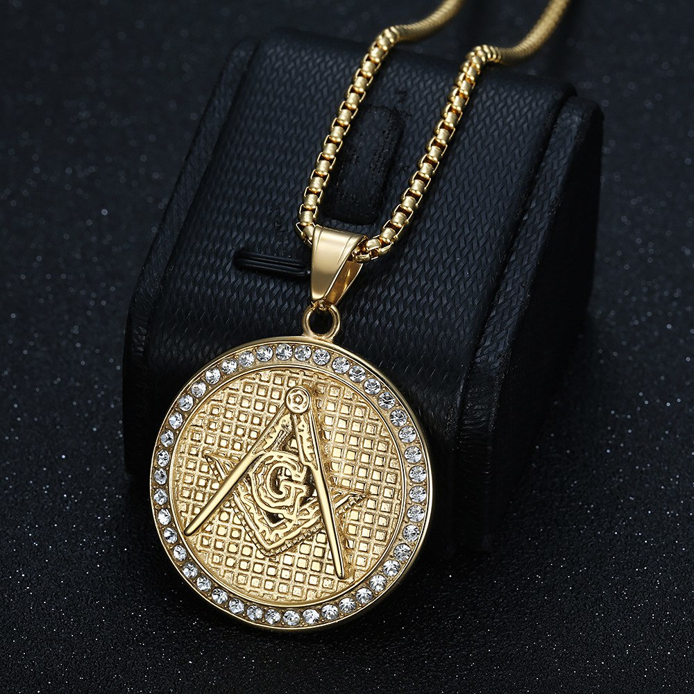 Collier Pendentif Franc Maçonnerie