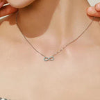 Collier Pendentif Infini Turquoise