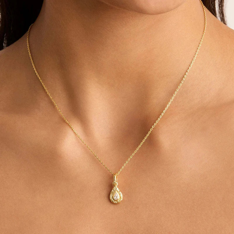 Collier Pendentif Pierre de Naissance Colorée