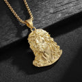 Collier Pendentif Tête de Jésus Christ
