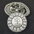 Collier Pendentif Yggdrasil  argenté