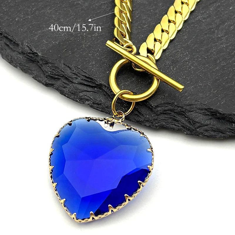 Collier Ras de Cou avec Pendentif Coeur 6