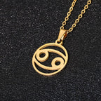 Collier Signe du Zodiaque - Pendentif  12 Constellations