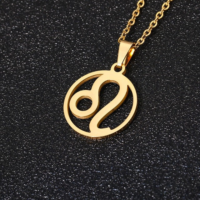 Collier Signe du Zodiaque - Pendentif  12 Constellations