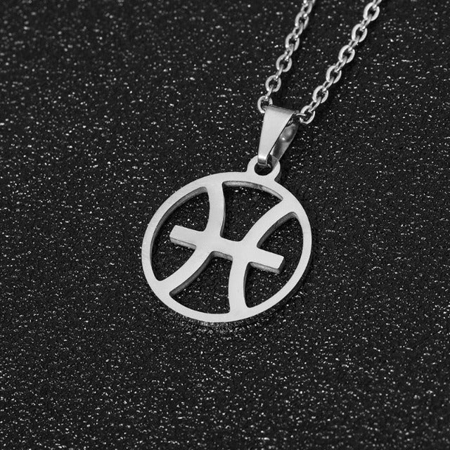 Collier Signe du Zodiaque - Pendentif  12 Constellations