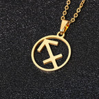 Collier Signe du Zodiaque - Pendentif  12 Constellations