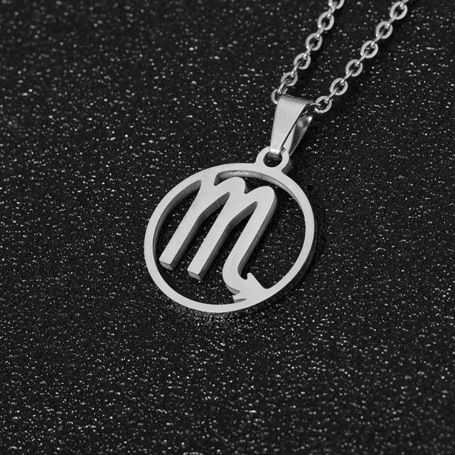 Collier Signe du Zodiaque - Pendentif  12 Constellations