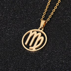 Collier Signe du Zodiaque - Pendentif  12 Constellations