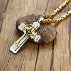 Collier Templier Croisé de l'Espoir