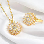 Collier Tournesol Rotatif