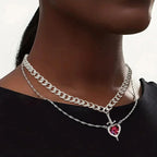 Colliers Couples Pendentif Epée et Coeur