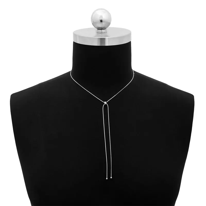 Long Collier De Décolleté
