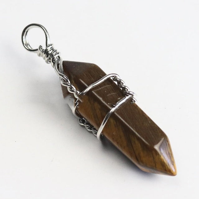 Pendentif Pierre Oeil de Tigre