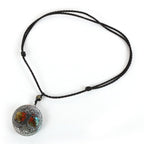 Pendentif Pierre Orgonite & Collier Homme femme Protection Méditation